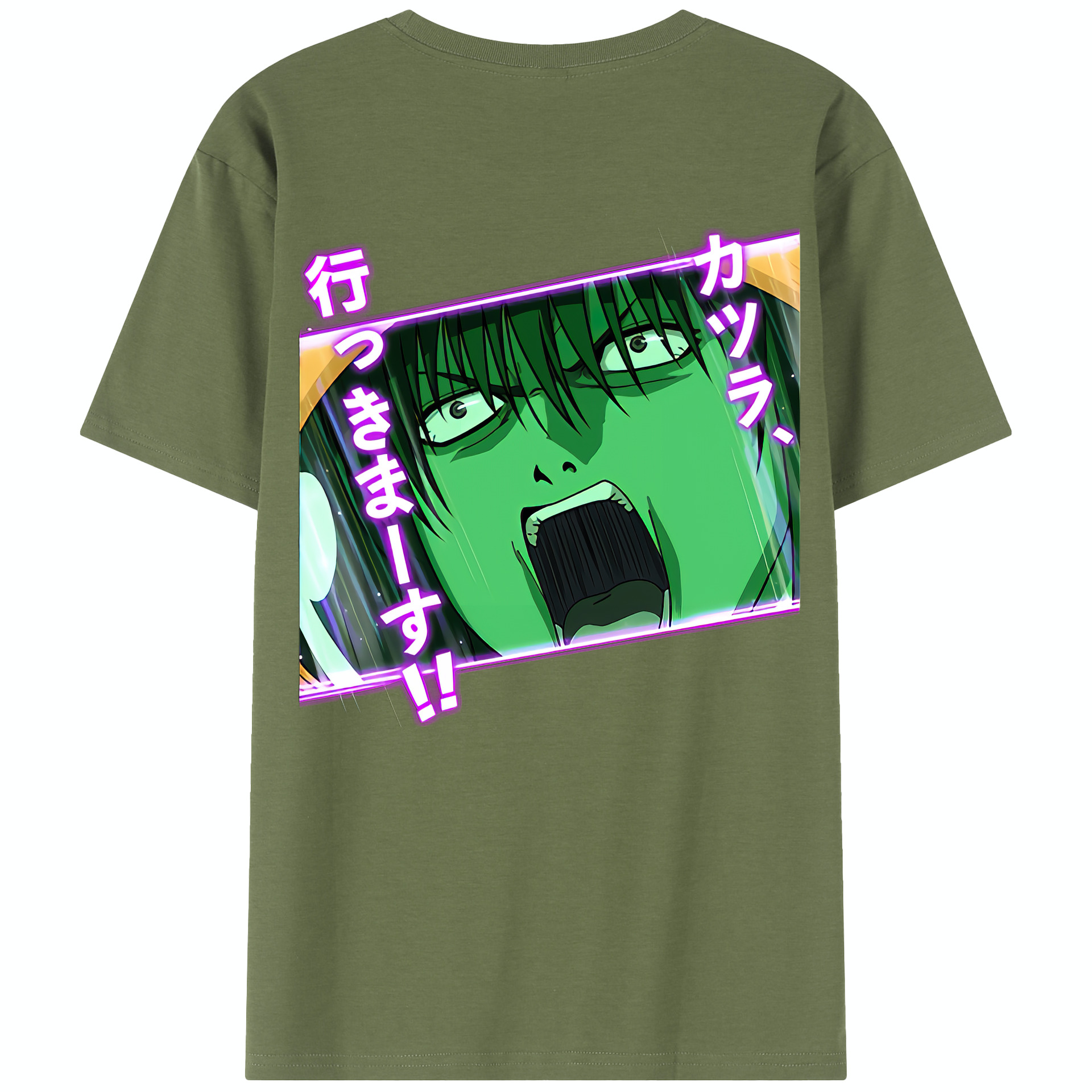 （画像用） ぎんたま 坂田銀時（さかたぎんとき） 神楽 志村新八（しむら しんぱち） GINTAMA Sakata Gintoki Kagura Shimura Shinpachi 綿100％半袖Tシャツ（背面プリント）